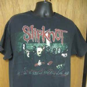 BAND T-SHIRT ADULT LARGE "SLIPKNOT"